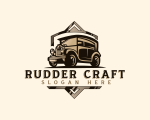 Retro Car Detailing logo design