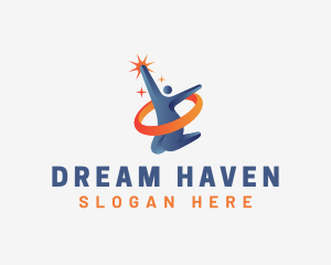 Human Achievement Success logo design