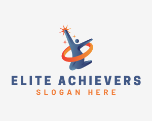 Human Achievement Success logo design