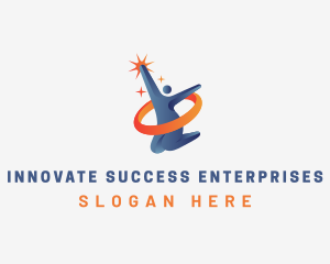 Human Achievement Success logo design