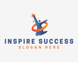 Human Achievement Success logo design