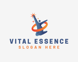 Human Achievement Success logo design