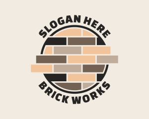 Brick Floor Pavement logo design