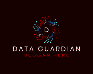 Data Pixel Technology logo design