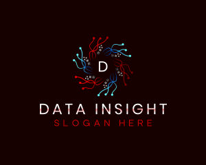 Data Pixel Technology logo design