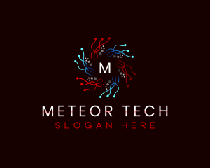 Data Pixel Technology logo design