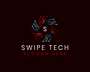 Data Pixel Technology logo design