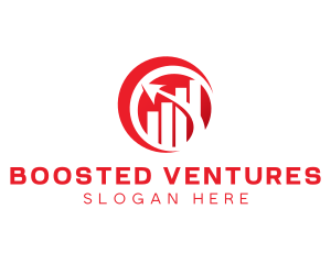 Modern Investment Graph logo design