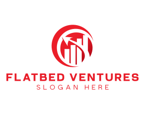 Modern Investment Graph logo design