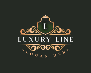 Crown Crest Luxury logo design