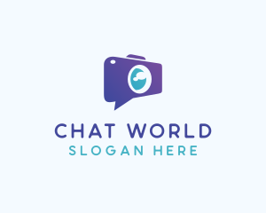 Video Chat App logo design