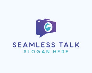 Video Chat App logo design