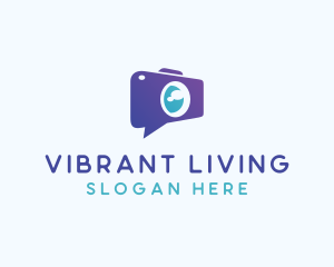 Video Chat App logo design