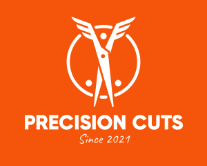 Wing Scissors Cutting logo