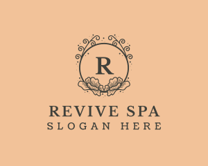 Floral Wellness Spa logo design