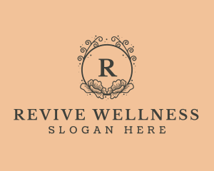 Floral Wellness Spa logo design