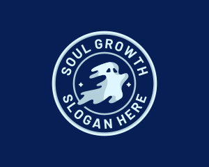 Ghost Spooky Halloween logo