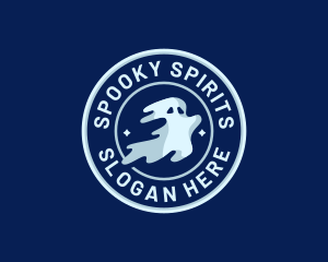 Ghost Spooky Halloween logo design