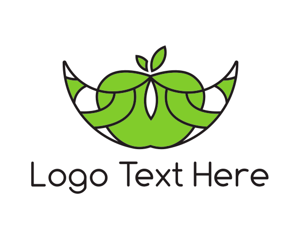 Green Apple logo example 2
