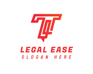 Modern Logistics Letter T Logo