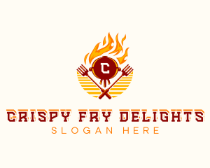 Fire Grill Barbecue  logo design