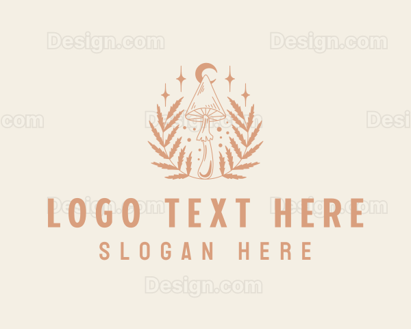 Natural Organic Mushroom Logo