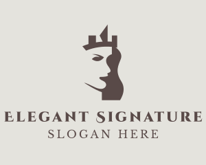 Elegant Tiara Queen logo design