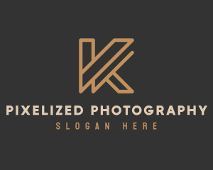 Luxury Modern Brand Letter K logo design