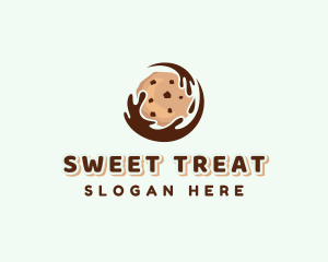 Chocolate Cookie Dessert logo design