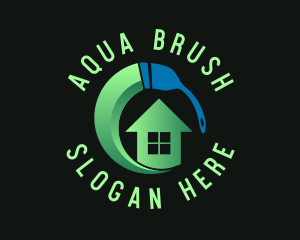 Painter House Brush logo design