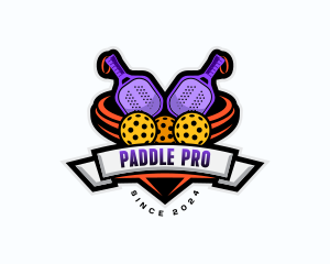 Pickleball Sports Tournament logo design