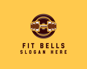 Dumbbell Exercise Fitness logo design