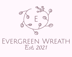 Natural Wreath Decoration logo design