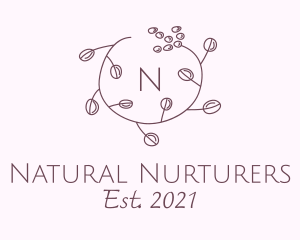 Natural Wreath Decoration logo design