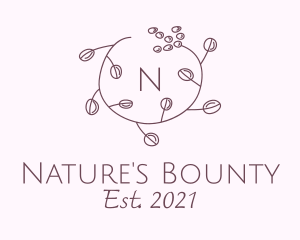 Natural Wreath Decoration logo design