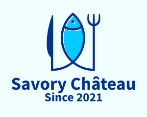 Seafood Fine Dining  logo design