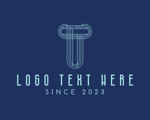 Cyber Tech Letter T logo