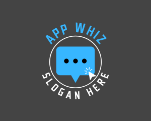 Digital Chat Application logo design