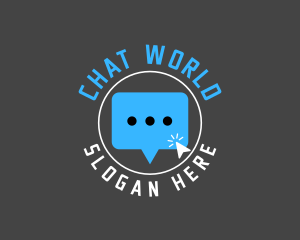 Digital Chat Application logo design