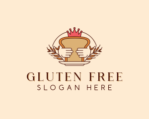 Crown Wheat Bread logo design