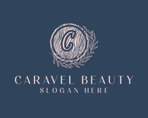 Wellness Floral Wreath Spa logo design