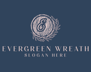 Wellness Floral Wreath Spa logo design