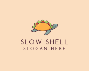 Mexican Taco Turtle logo design