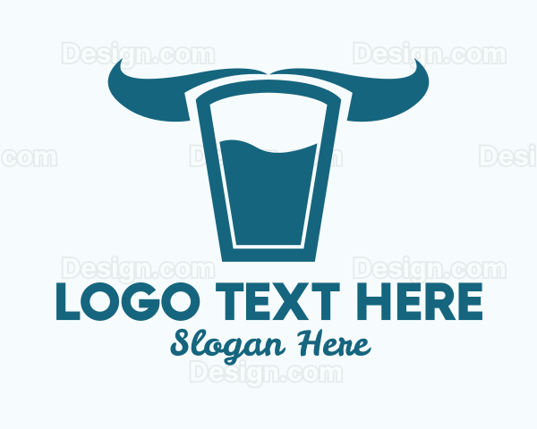 Milk Glass Horns Logo
