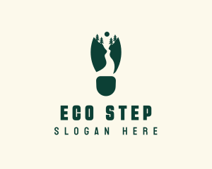 Outdoor Camping Footprint logo