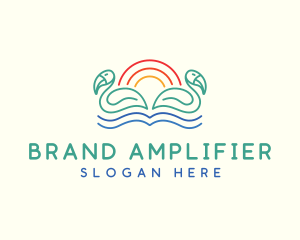 Tropical Summer Birds logo design