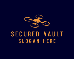 Drone Security Technology logo design