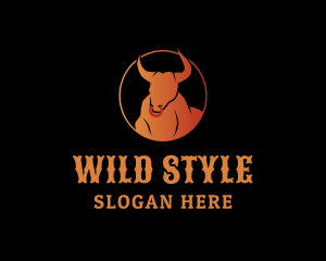 Wild Bull Ranch logo design