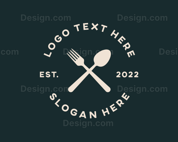 Restaurant Kitchen Cutlery Logo