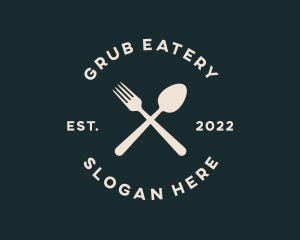 Restaurant Kitchen Cutlery  logo design